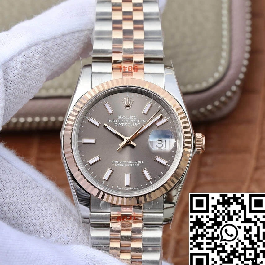 GM Datejust Gold 36MM Factory Rose M126231-0013 Rolex 1009